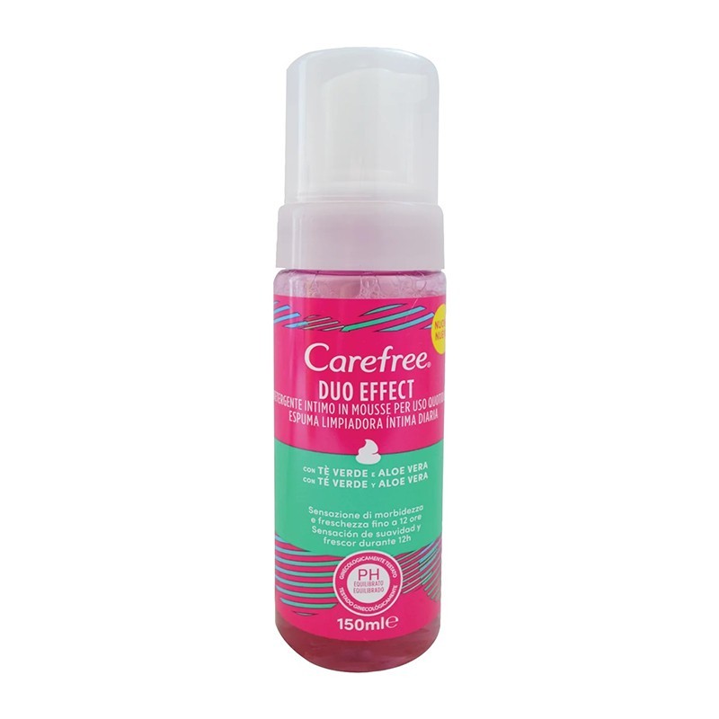 Set 2 x Spuma pentru Igiena Intima Carefree Duo Efect, 150 ml
