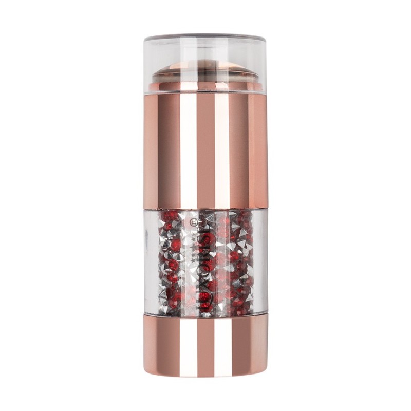 Set 2 x Stampila Unghii Dubla Din Silicon Cu Matrita Luxorise, Red