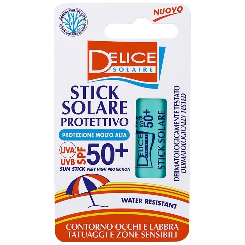 Set 2 x Stick cu Protectie Solara, pentru Fata si Corp, Delice, SPF 50+, 5.5 ml