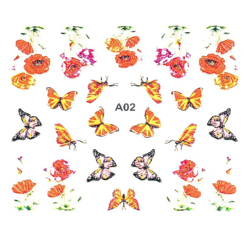 Set 2 x Sticker 3D Unghii Luxorise Artistry A02