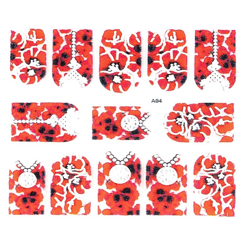 Set 2 x Sticker 3D Unghii Luxorise Artistry A04