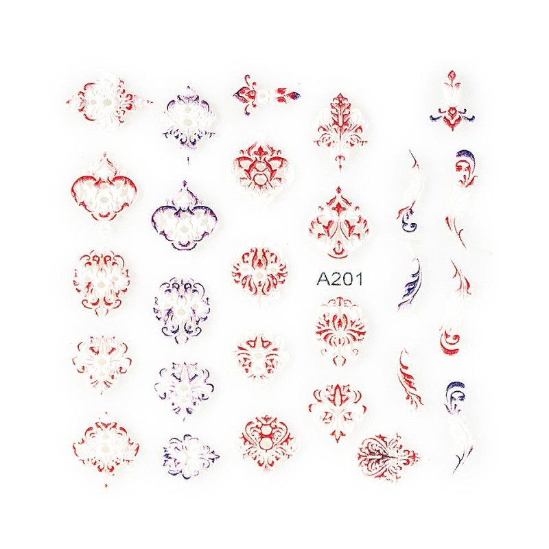 Set 2 x Sticker 3D Unghii Luxorise Artistry A201