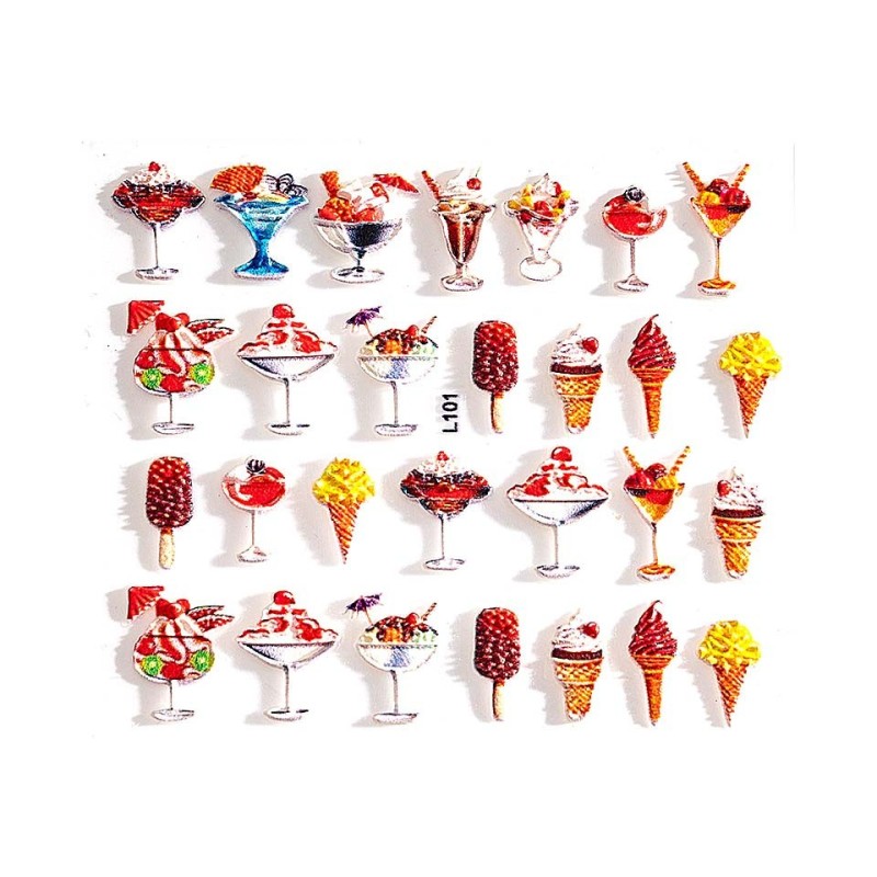 Set 2 x Sticker 3D Unghii Luxorise Artistry L101