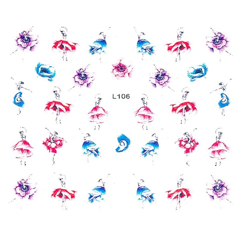 Set 2 x Sticker 3D Unghii Luxorise Artistry L106