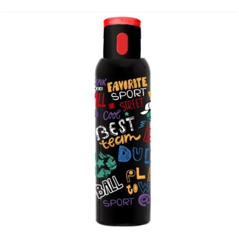 Set 2 x Sticla pentru Apa, cu Capac, Diverse Modele si Culori, 750 ml, Herevin