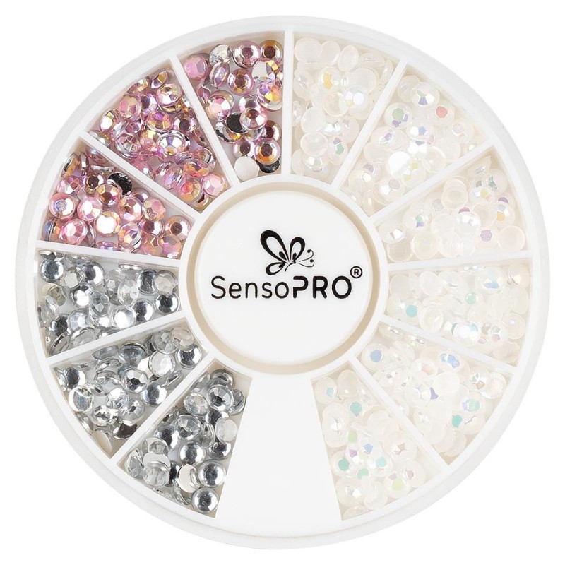 Set 2 x Strasuri Unghii Gracious Trinkets, SensoPRO Milano, Carusel Strasuri