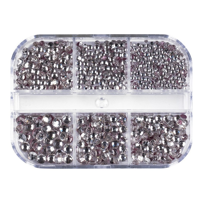 Set 2 x Strasuri Unghii Luxorise Candy Paradise, 6 Modele