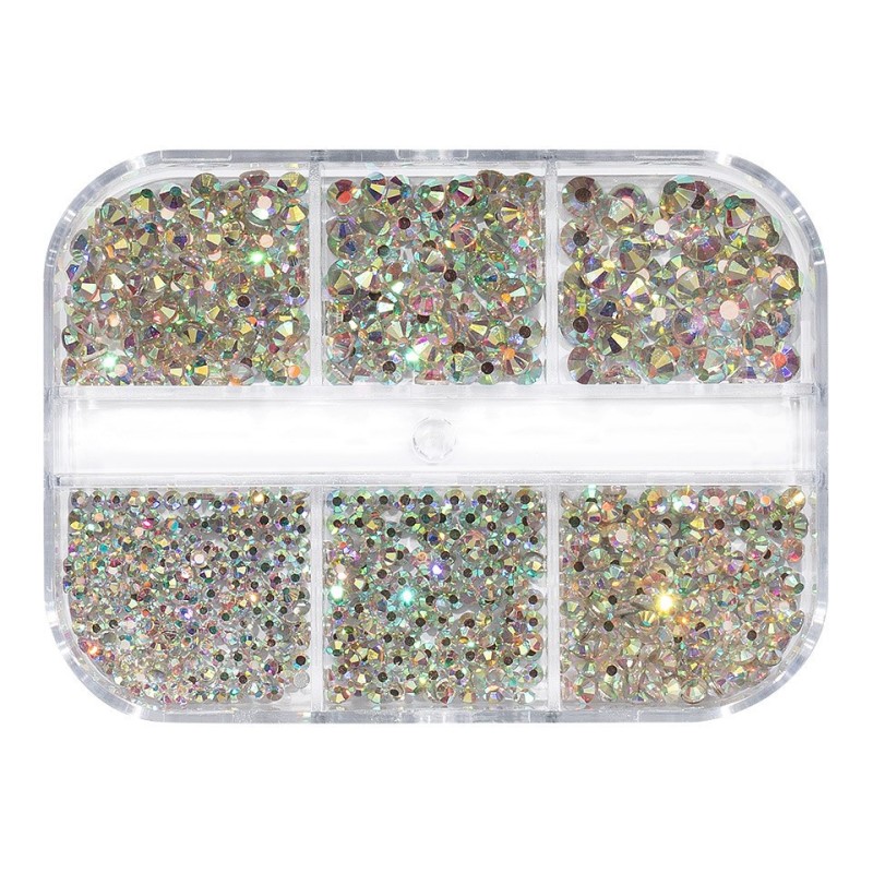 Set 2 x Strasuri Unghii Luxorise Crystal Flavour, 6 Modele