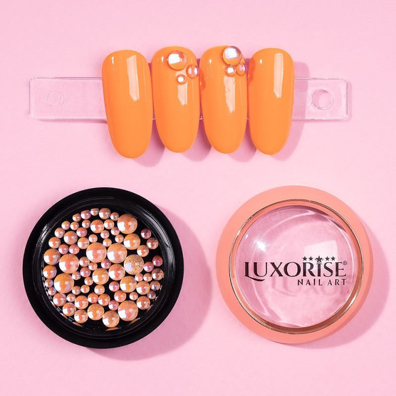 Set 2 x Strasuri Unghii Luxorise Crystal, Reef Glare