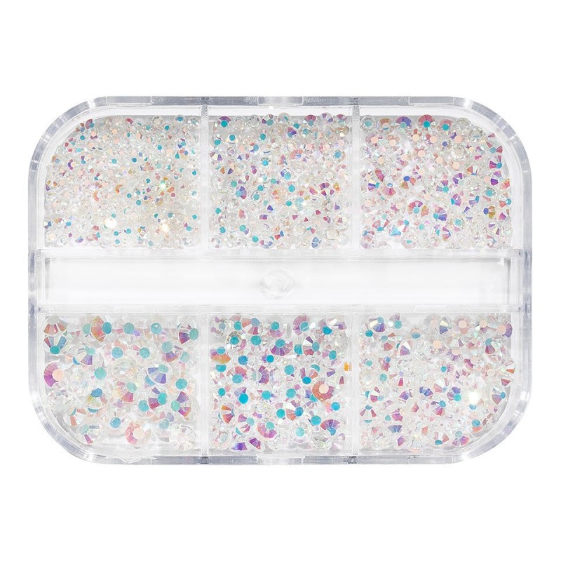 Set 2 x Strasuri Unghii Luxorise Fantasy Lights, 6 Modele