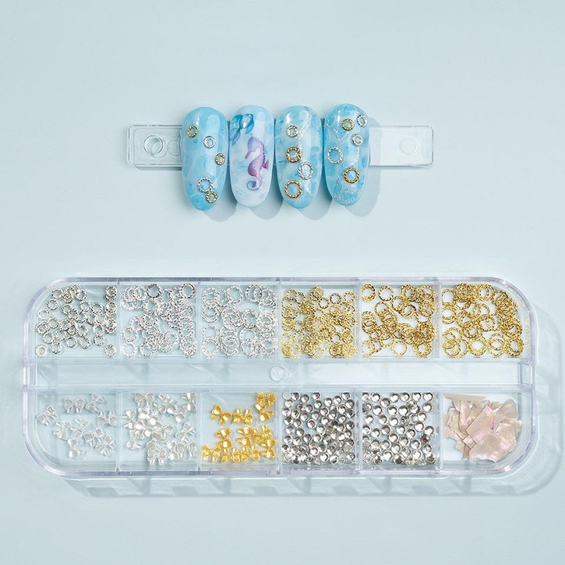 Set 2 x Strasuri Unghii Luxorise, Fantasy Shapes, 12 Modele