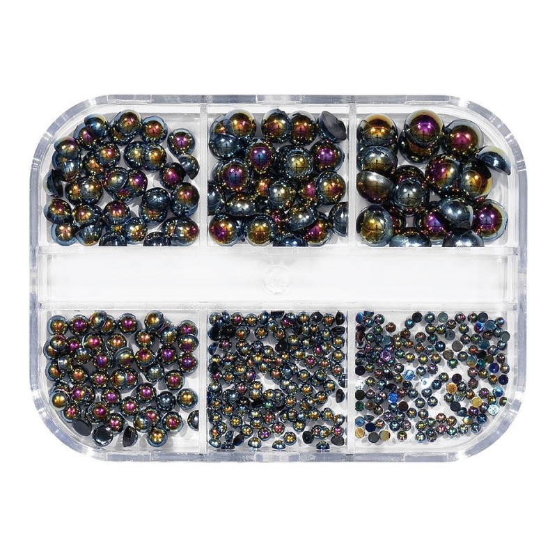 Set 2 x Strasuri Unghii Luxorise Galaxy Diva, 6 Modele