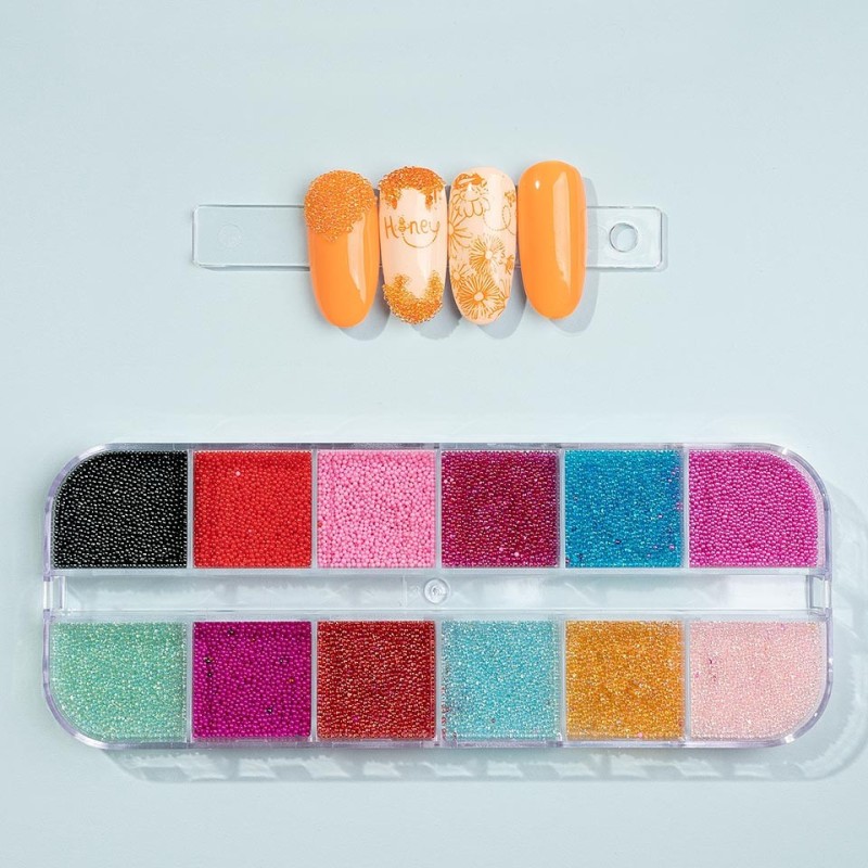 Set 2 x Strasuri Unghii Luxorise, Positive Vibes, 12 Modele