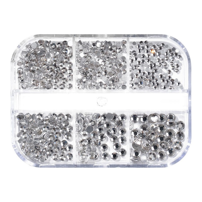 Set 2 x Strasuri Unghii Luxorise Wedding Style, 6 Modele