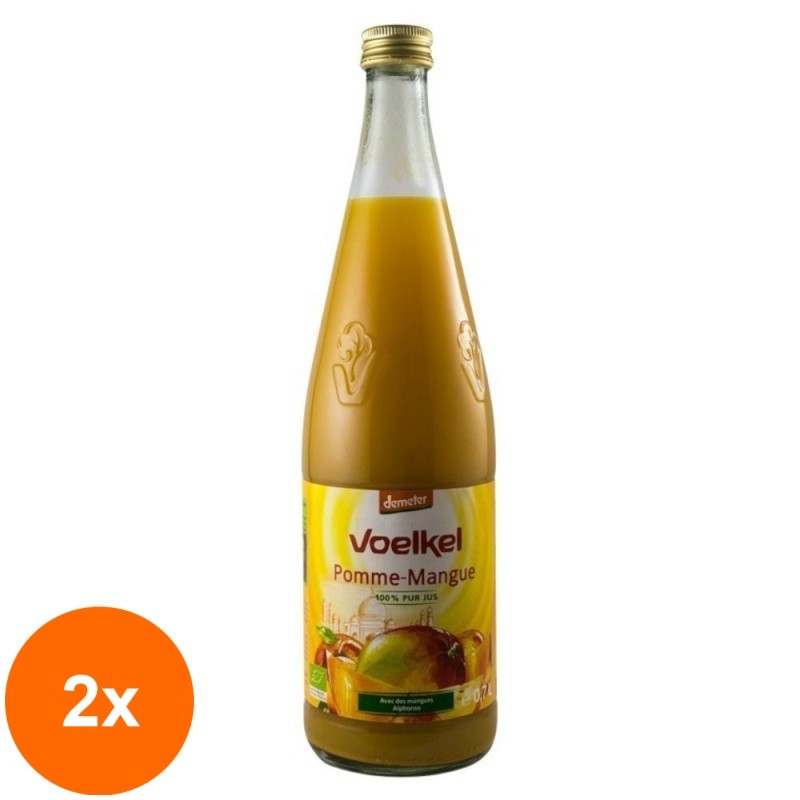 Set 2 x Suc Bio de Mere si Mango, 0.7 l Voelkel