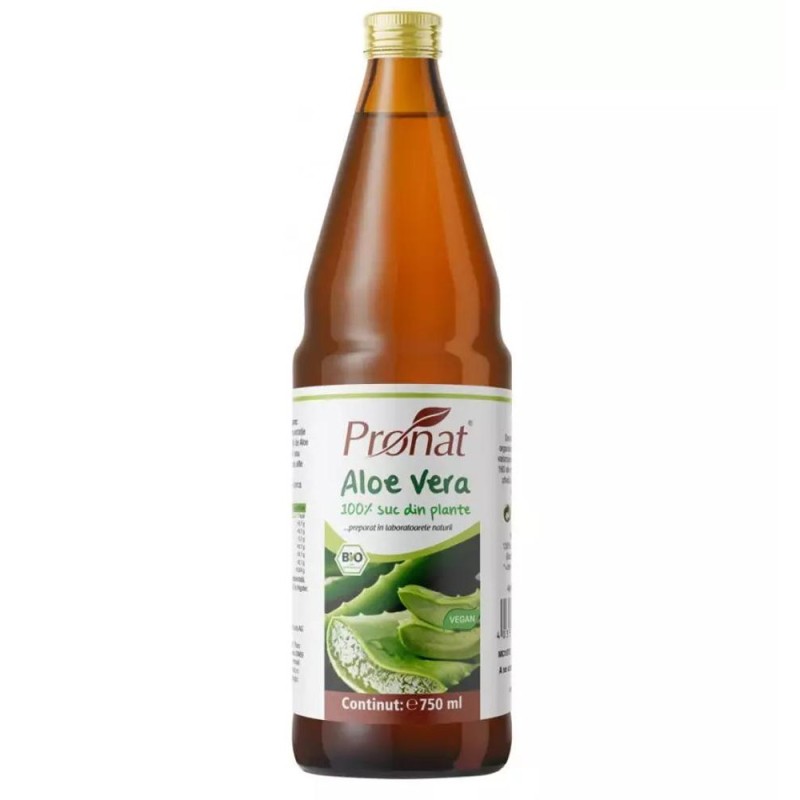 Set 2 x Suc de Aloe Vera 100%, Bio, 750 ml, Medicura