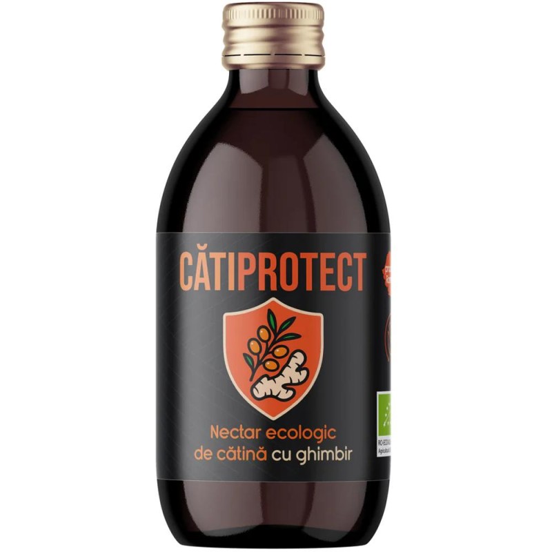 Set 2 x Suc de Catina cu Ghimbir, Catiprotect, Bio, 250 ml