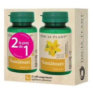 Set 2 x Sunatoare, 60 Comprimate 1+1 Cadou, Dacia Plant