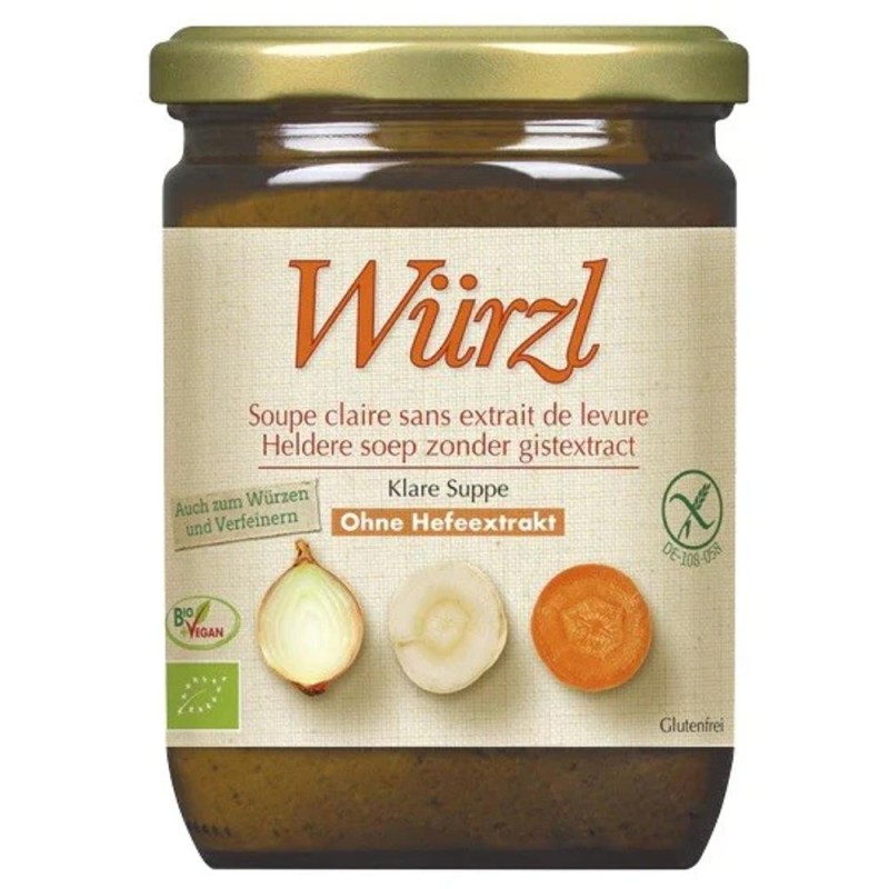 Set 2 x Supa Clara fara Extract de Drojdie, Wurzl, in Borcan, Bio, 250 g