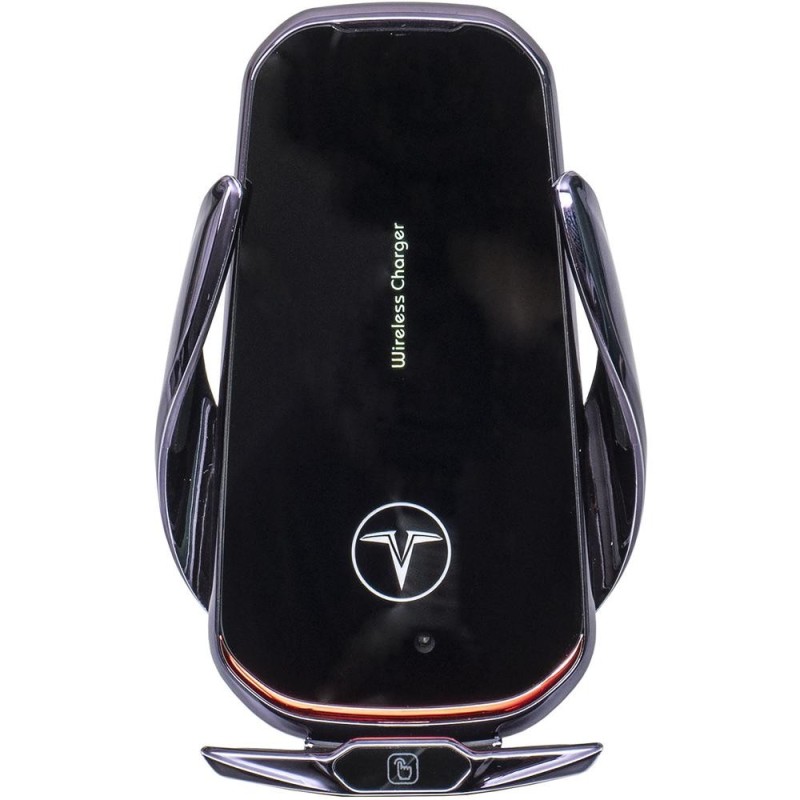 Set 2 x Suport Auto pentru Telefon, Incarcare Wireless, 15W, Negru, Inaltime 13 cm