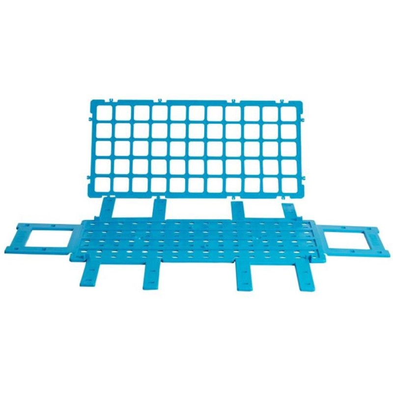 Set 2 x Suport Eprubete, 40 de Pozitii, Albastru