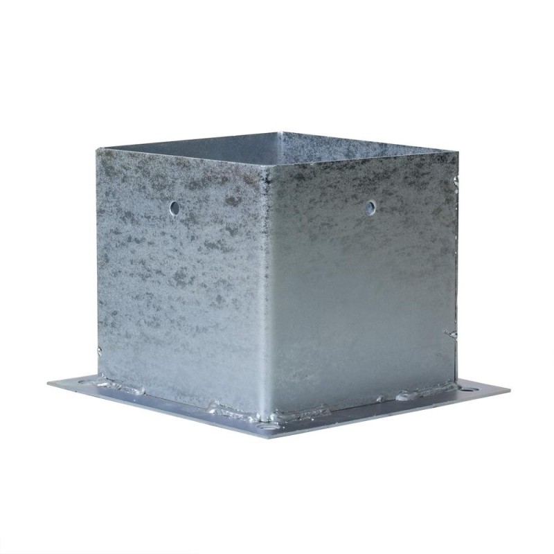 Set 2 x Suport Metalic pentru Stalpi din Lemn, 150 x 150 mm