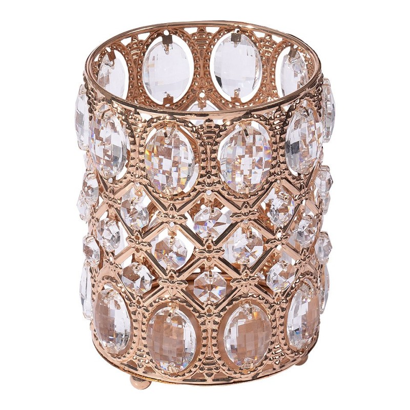 Set 2 x Suport Pensule Machiaj Luxorise, Exquisite Gold