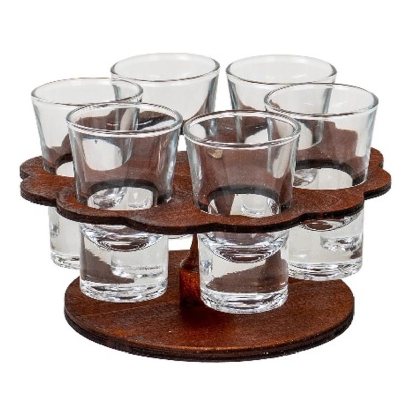 Set 2 x Suport pentru Pahar, Forma de Floare, Zilan