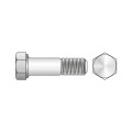 Set 2 x Surub Partial Filetat Cap Hexagonal 931 Otel Gr.10.9 Zincat-M20 X 160