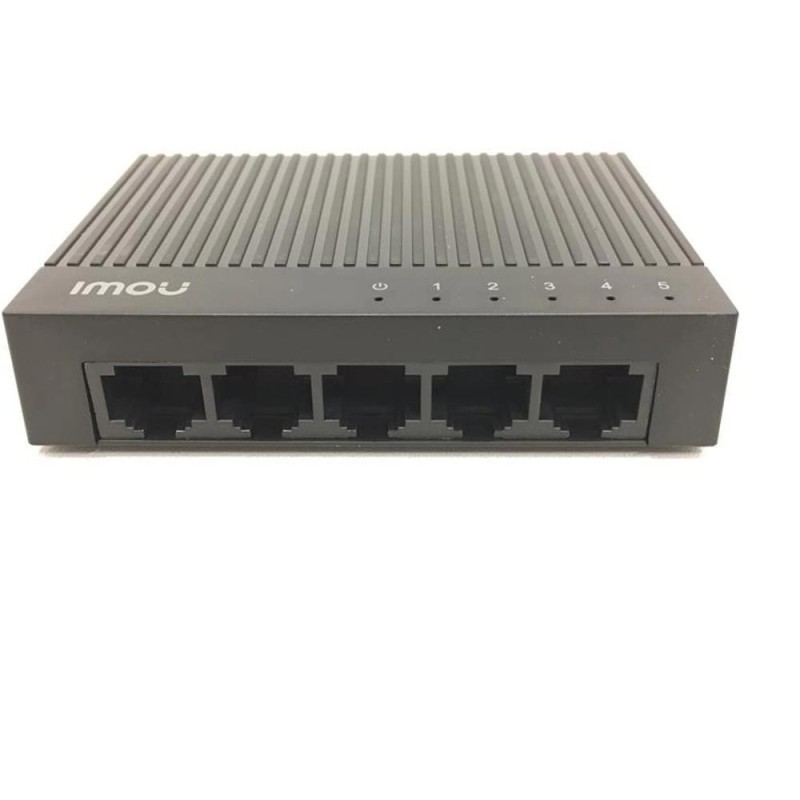 Set 2 x Switch IMOU SF105C, 5 Porturi, 10/100 Mbps, Carcasa Plastic, Negru