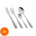 Set 2 x Tacamuri din Inox, 24 Piese, Grunberg Gr132