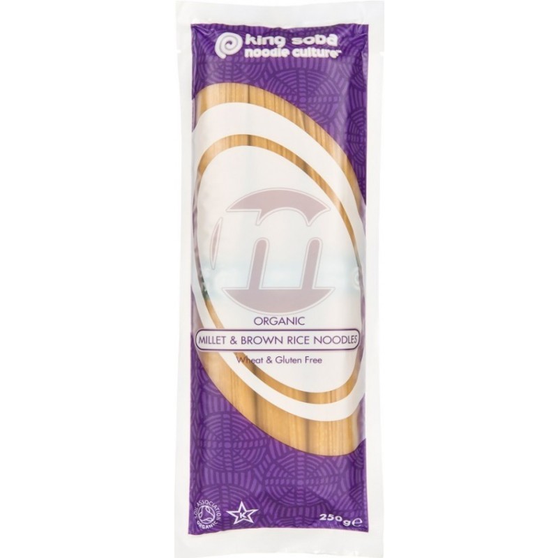 Set 2 x Taitei BIO din Mei si Orez Brun, 250 g, King Soba