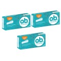 Set 2 x Tampoane OB Procomfort Super, 16 Bucati / Cutie, 3 Cutii