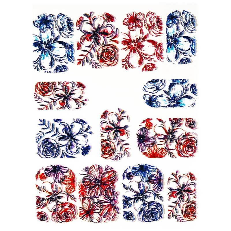 Set 2 x Tatuaj 3D Unghii Luxorise 1009-34