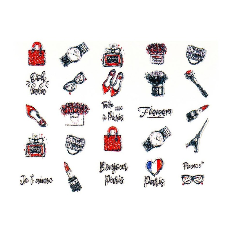 Set 2 x Tatuaj 3D Unghii Luxorise 1025-15