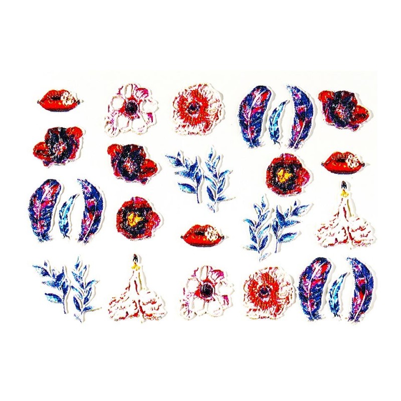 Set 2 x Tatuaj 3D Unghii Luxorise 1107-30