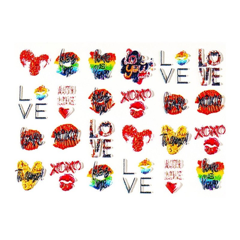 Set 2 x Tatuaj 3D Unghii Luxorise 1107-36