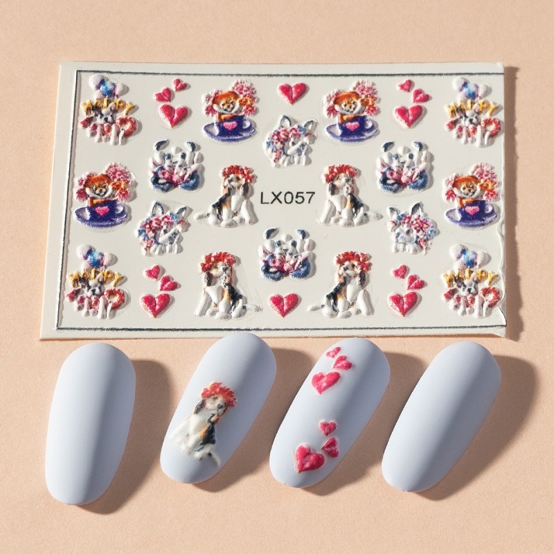 Set 2 x Tatuaj 3D Unghii Luxorise Adventure Lx057