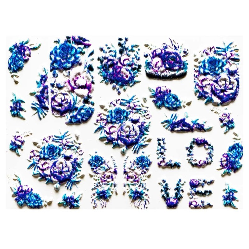 Set 2 x Tatuaj 3D Unghii Luxorise Artistry Lx041