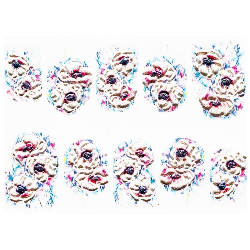 Set 2 x Tatuaj 3D Unghii Luxorise Artistry Lx061