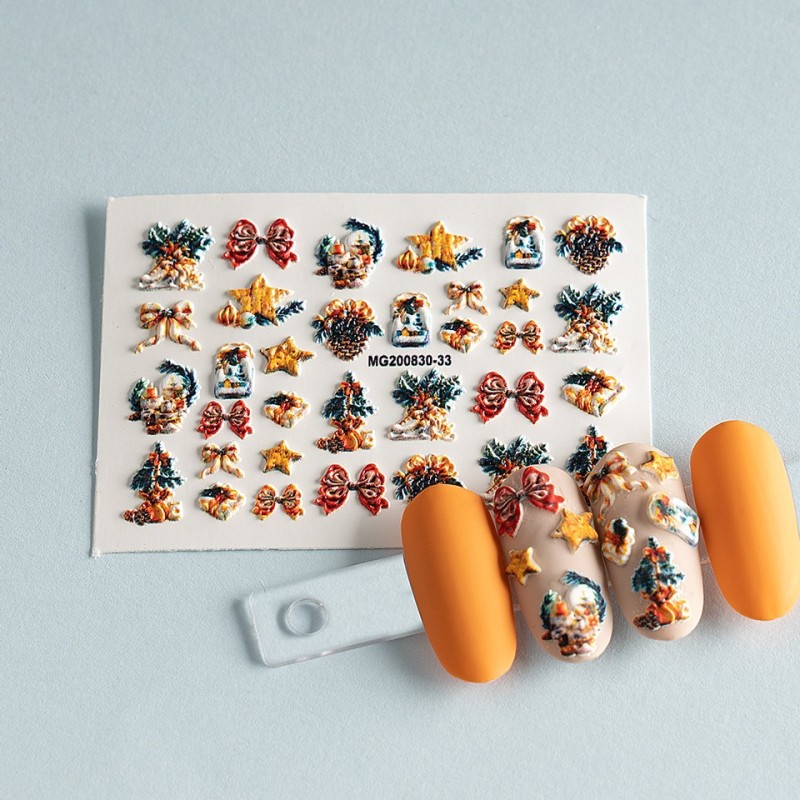 Set 2 x Tatuaj 3D Unghii Luxorise Winter Mg200830-33