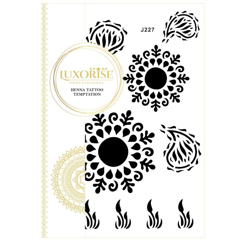 Set 2 x Tatuaj Temporar Luxorise Henna Temptation Soul On Fire J227