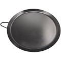 Set 2 x Tava din Otel, cu Invelis Antiaderent, pentru Aragaz sau Gratar, 32 cm, Neagra, Grunberg