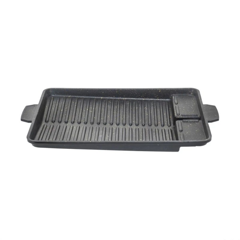 Set 2 x Tava Grill pentru Aragaz Camping, Z-tools, 32.5 x 26 x 4 cm