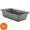 Set 2 x Tava pentru Cozonac, 37.5 x 13.5 cm, Zilan