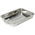 Set 2 x Tava pentru Lasagna, din Inox, 45 x 35.50 x 5.50 cm, Grunberg