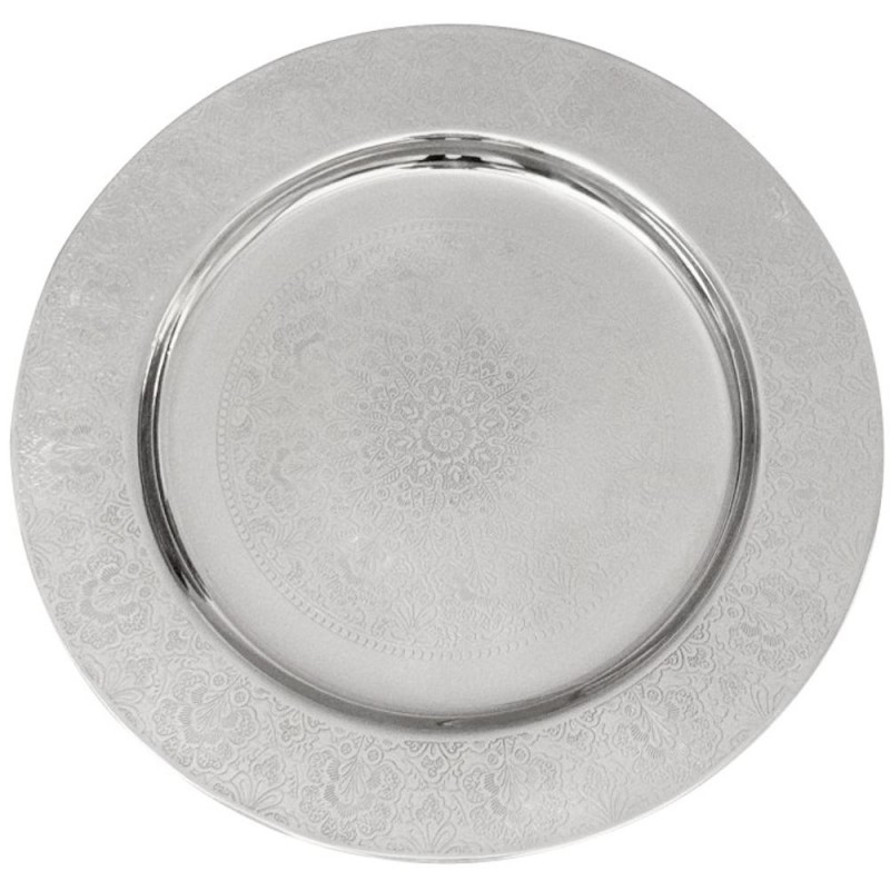 Set 2 x Tava Rotunda, din Inox, 33 cm, Grunberg