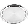 Set 2 x Tava Rotunda, din Inox, 35 cm, Grunberg