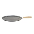 Set 2 x Tava Rotunda pentru Copt Legume, Diametru 30 cm, Maner Lemn