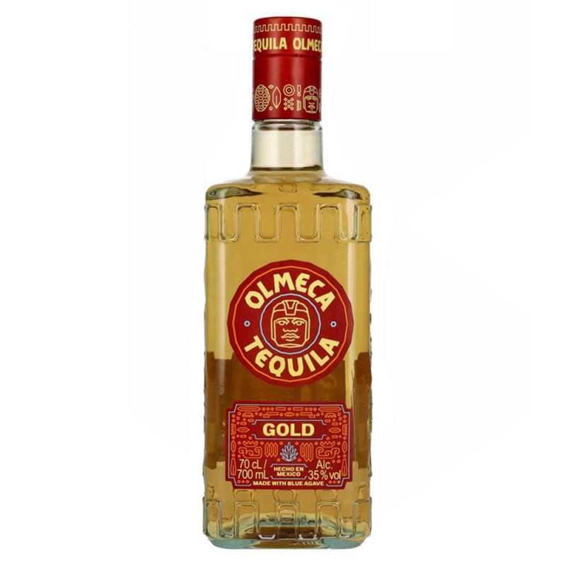 Set 2 x Tequila Gold, Olmeca, Alcool 38%, 0.7 l
